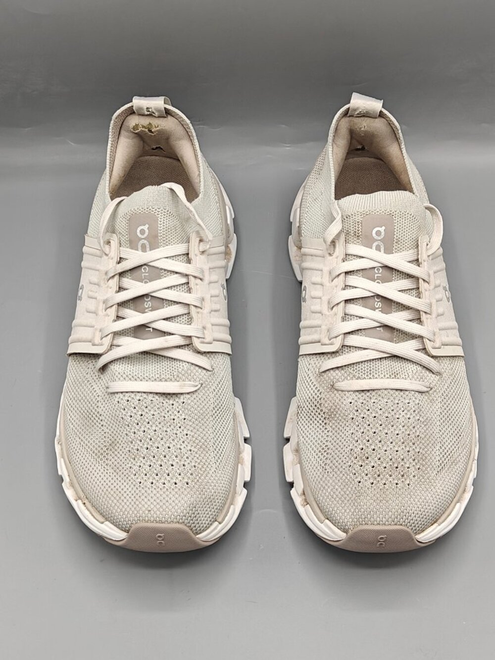 ON CLOUDSWIFT 3 RUNNING SHOES WOMEN'S SIZE 9.5 PEARL FOG 3WD10451020 pre-owned - Picture 3 of 13